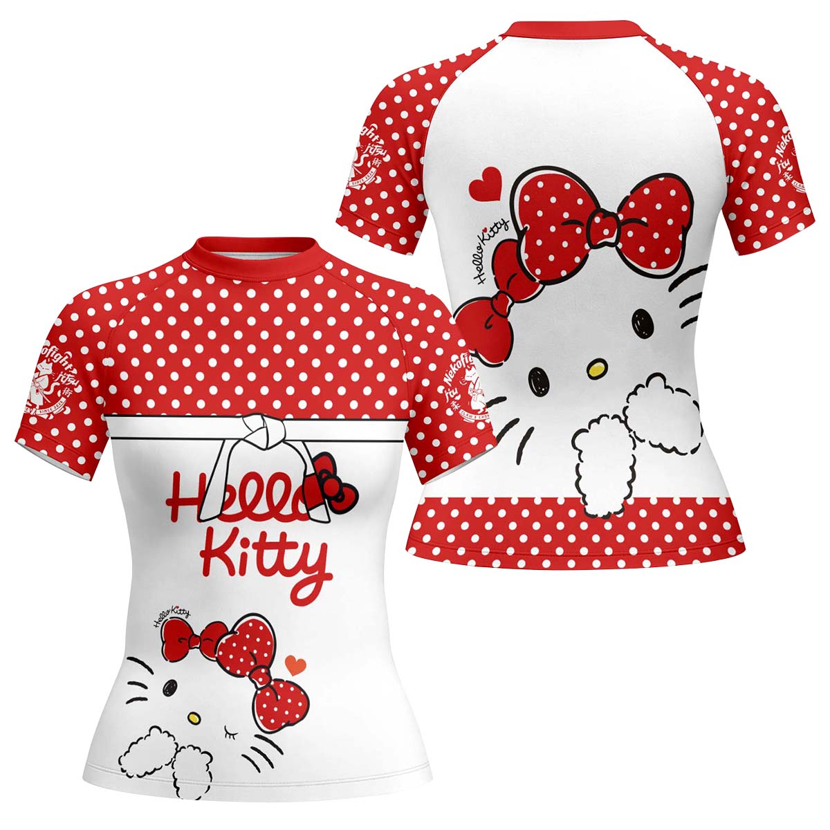 Hello Kitty Polka Dot Rash Guard
