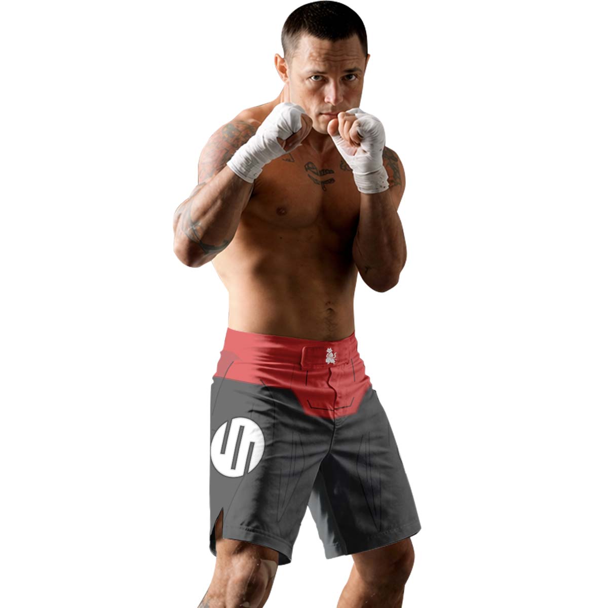 Invincible Black Red Cosplay Fight Shorts