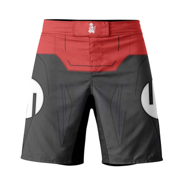 Invincible Black Red Cosplay Fight Shorts
