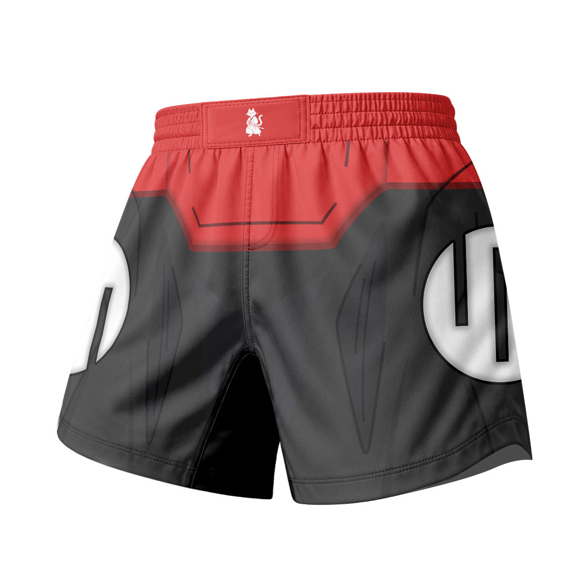 Invincible Black Red Cosplay Grappling Shorts