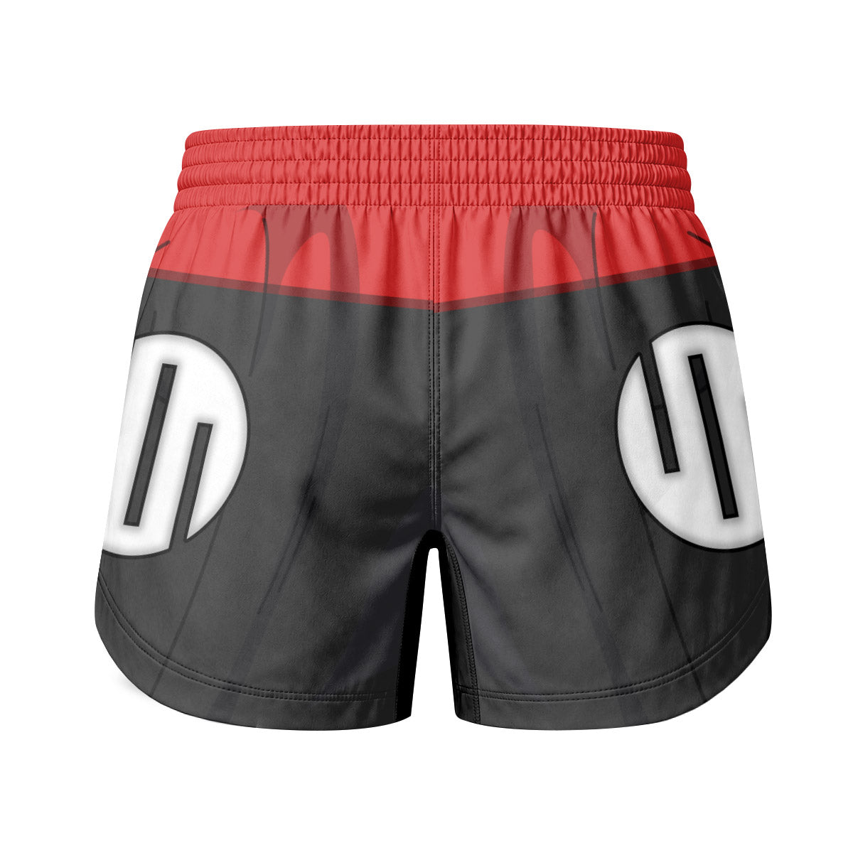 Invincible Black Red Cosplay Grappling Shorts