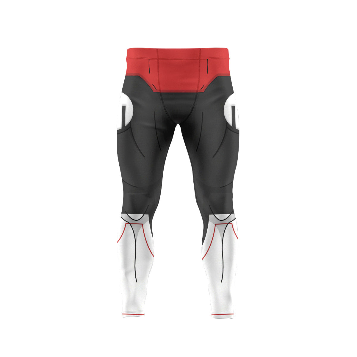  Invincible Black Red Cosplay Men's Compression Leggings