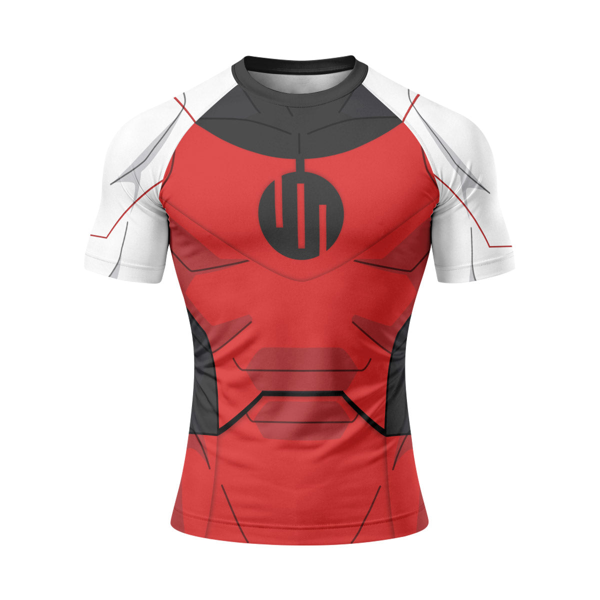 Invincible Black Red Cosplay Rash Guard