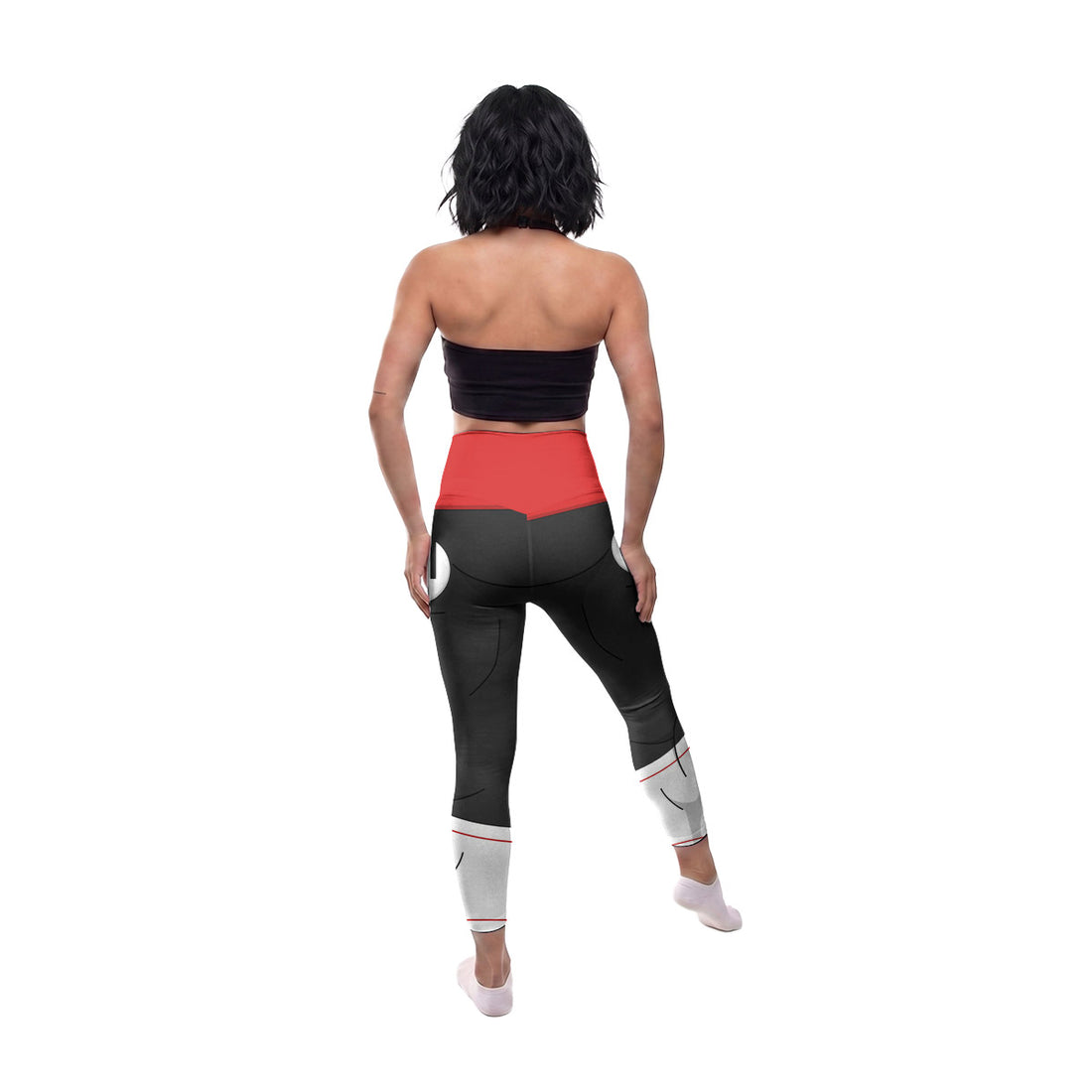  Invincible Black Red Cosplay Women's Leggings