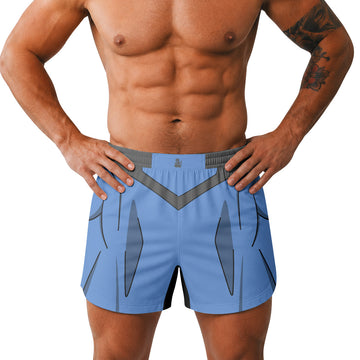 Invincible Blue Grappling Shorts