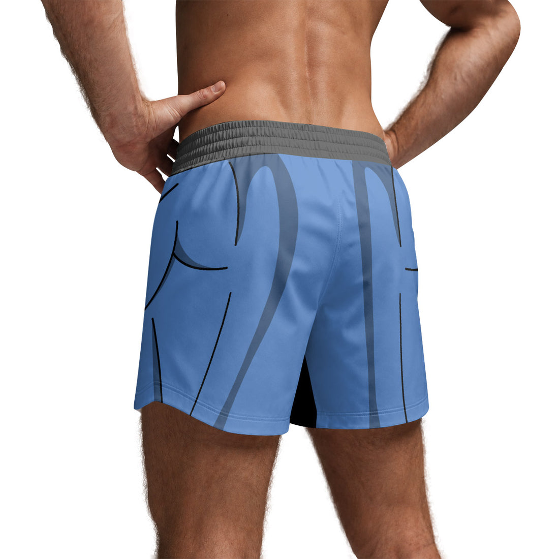 Invincible Blue Grappling Shorts