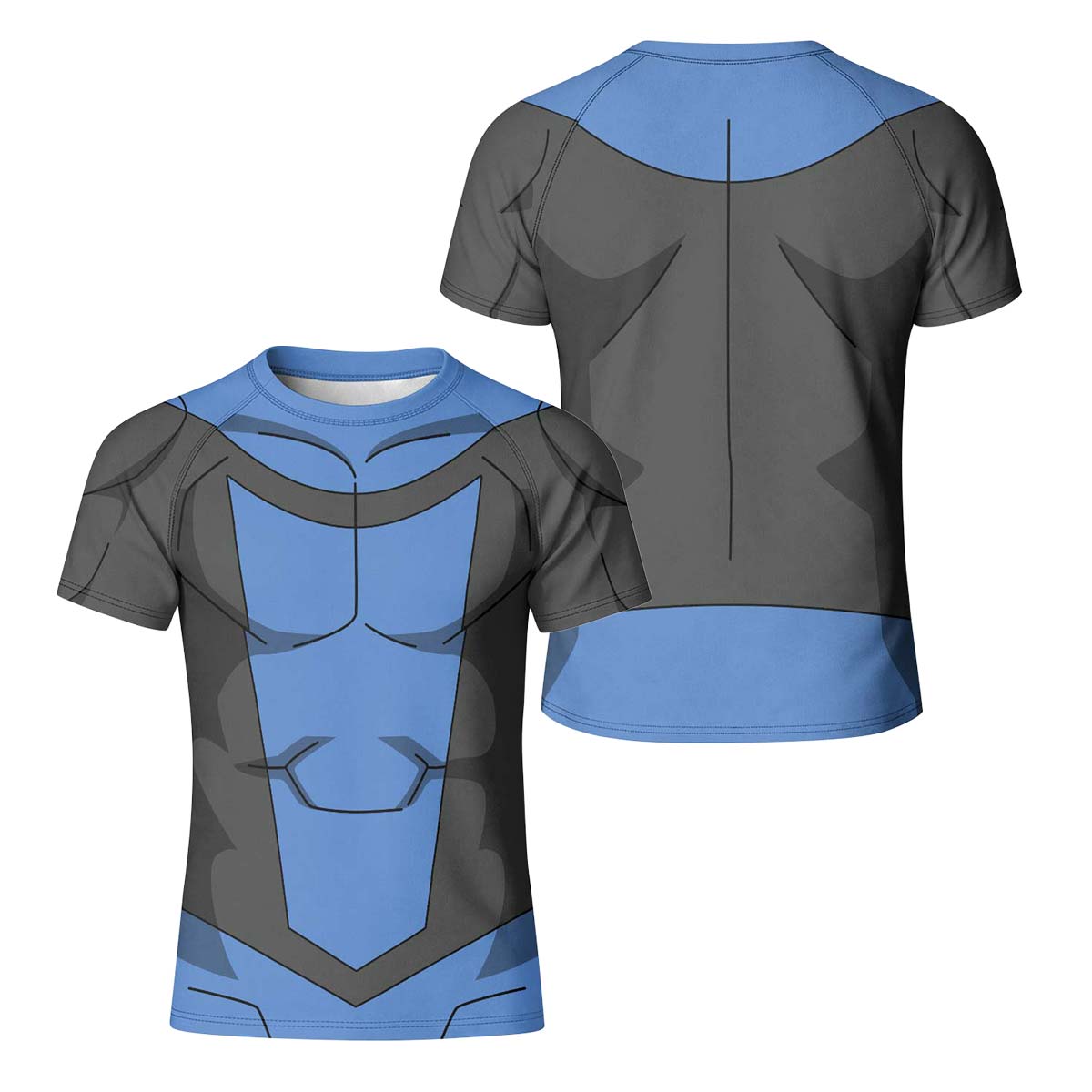 Invincible Blue Kid Rash Guard