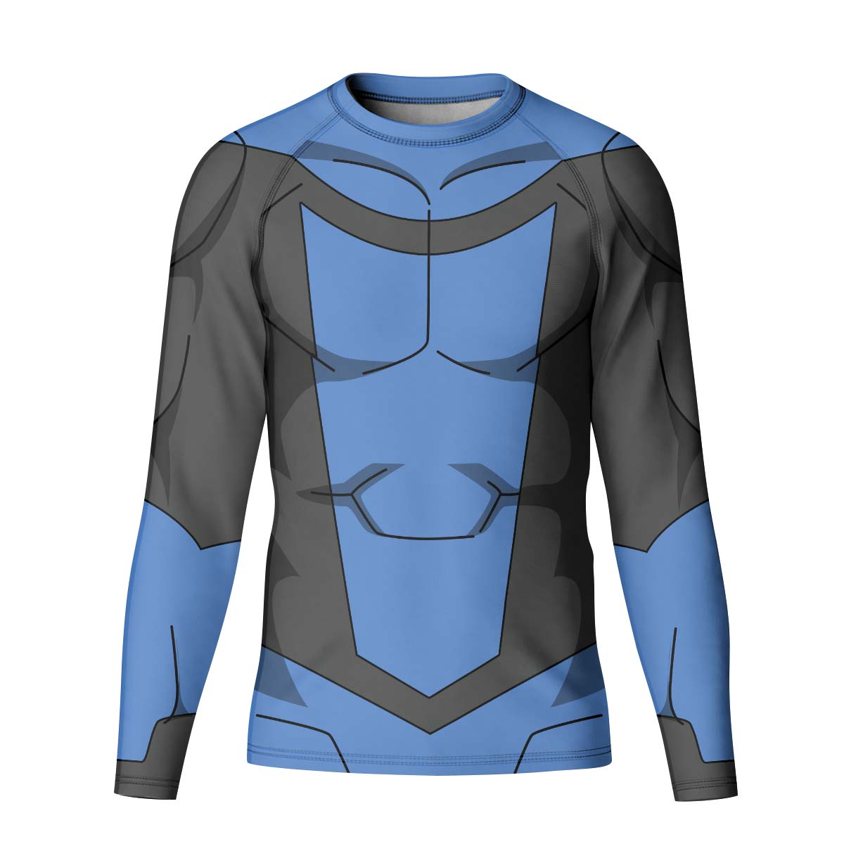Invincible Blue Kid Rash Guard