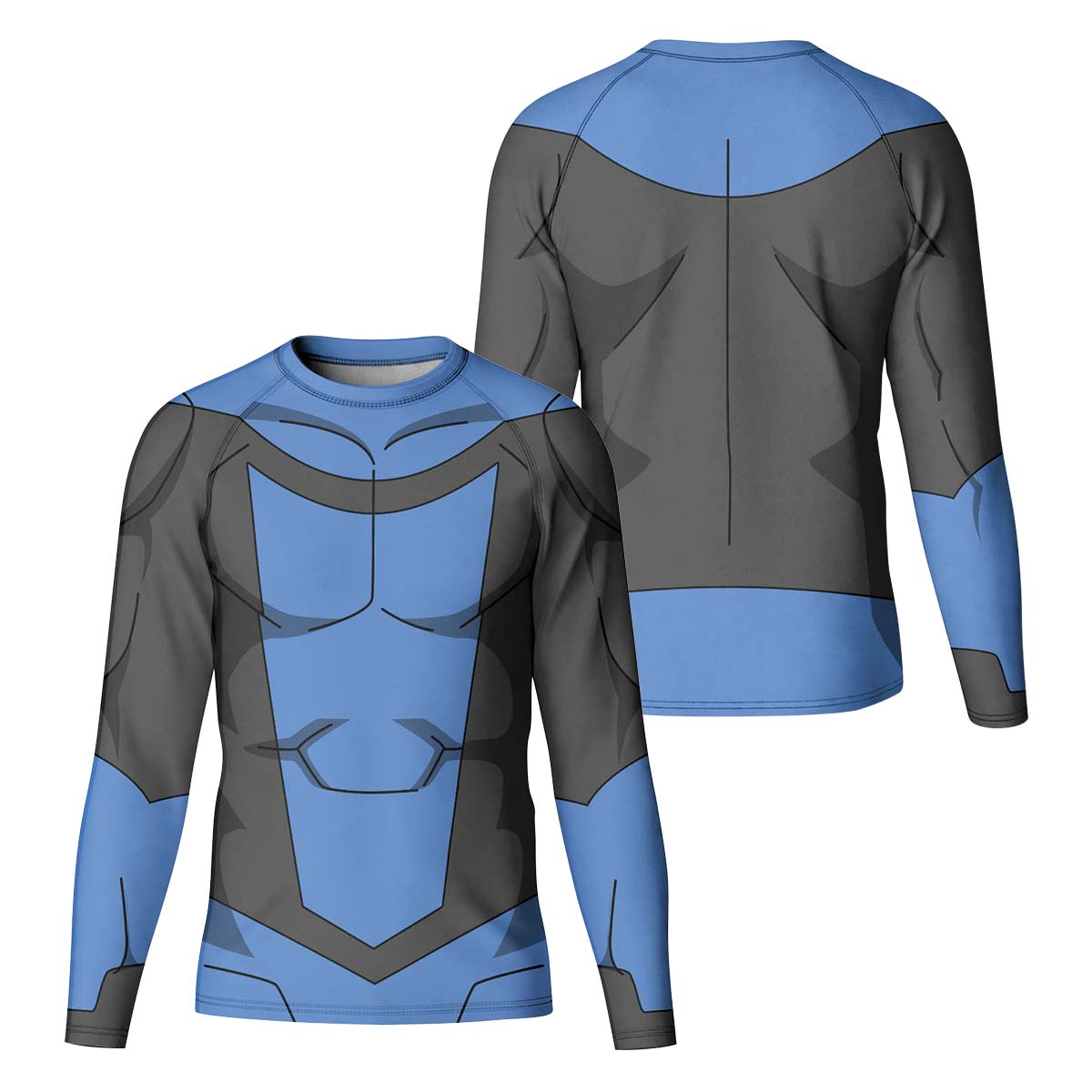 Invincible Blue Kid Rash Guard