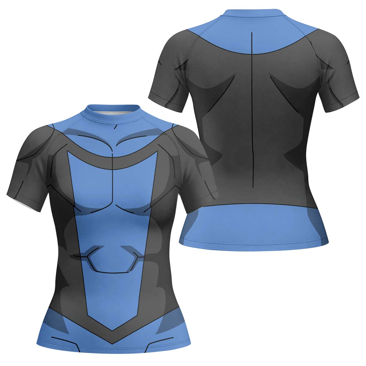Invincible Blue Rash Guard