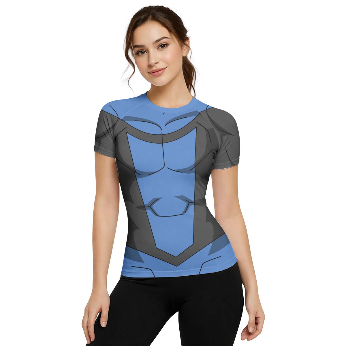 Invincible Blue Rash Guard