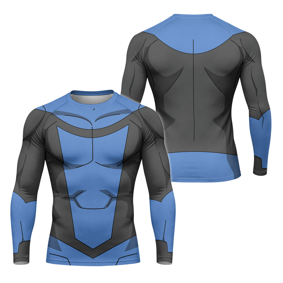 Invincible Blue Rash Guard