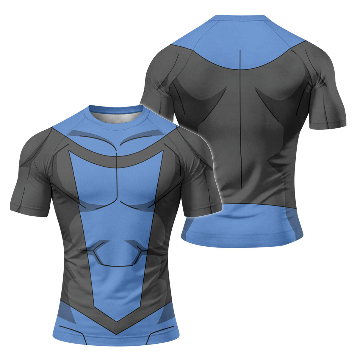 Invincible Blue Rash Guard