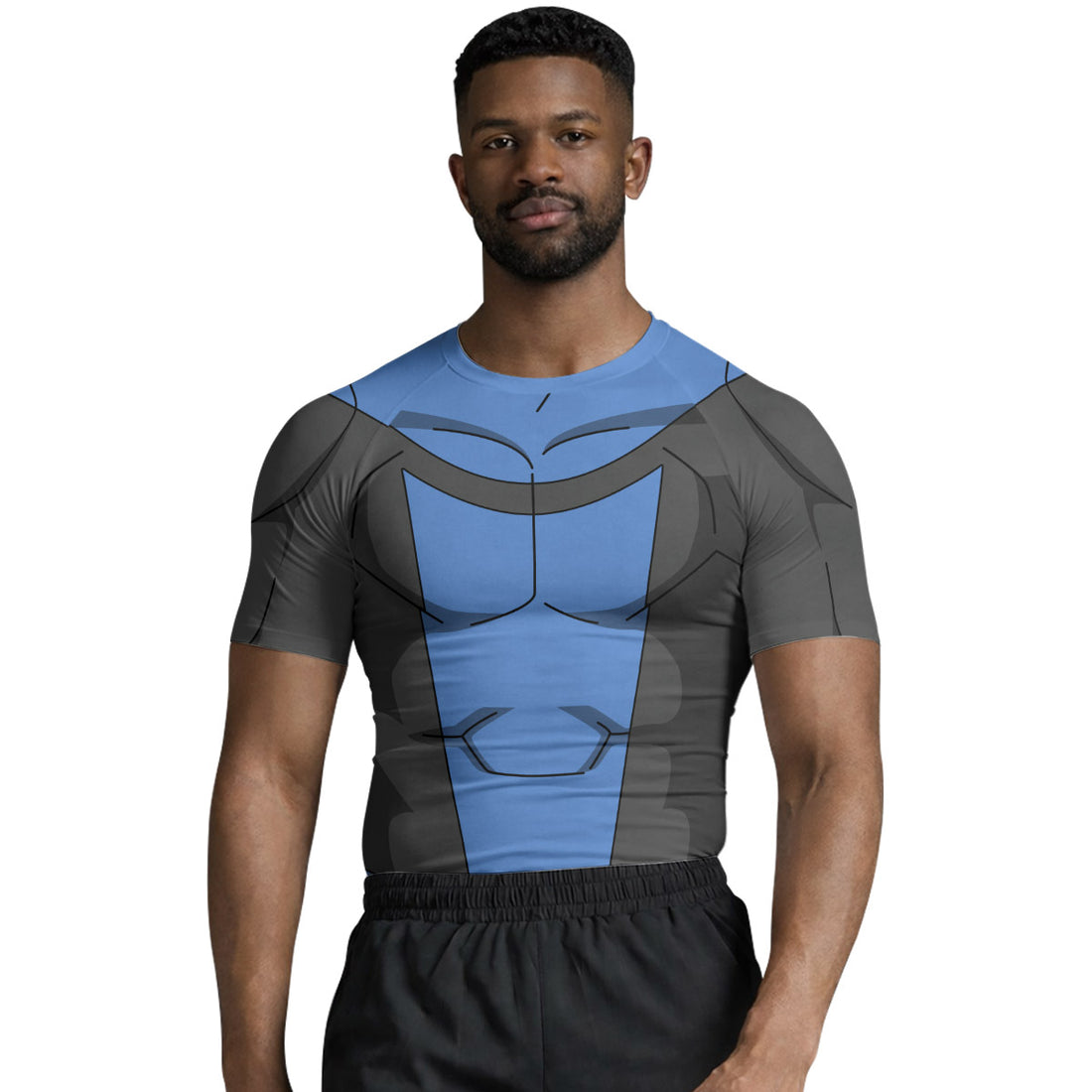 Invincible Blue Rash Guard