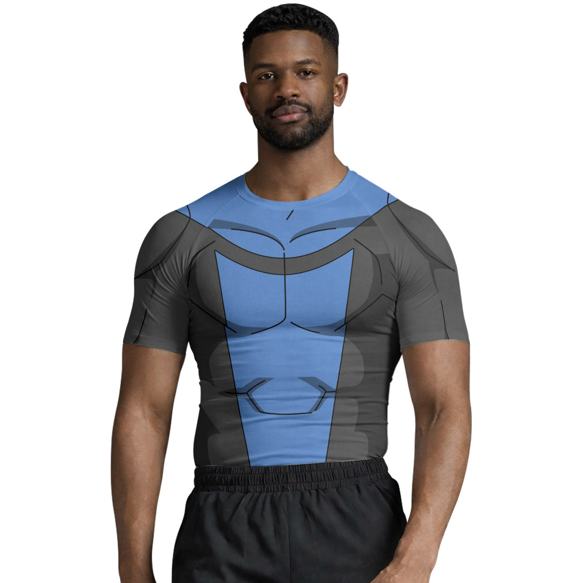 Invincible Blue Rash Guard