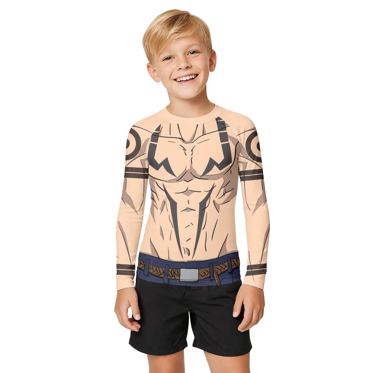 Itadori Sukuna Cosplay Kid Rash Guard