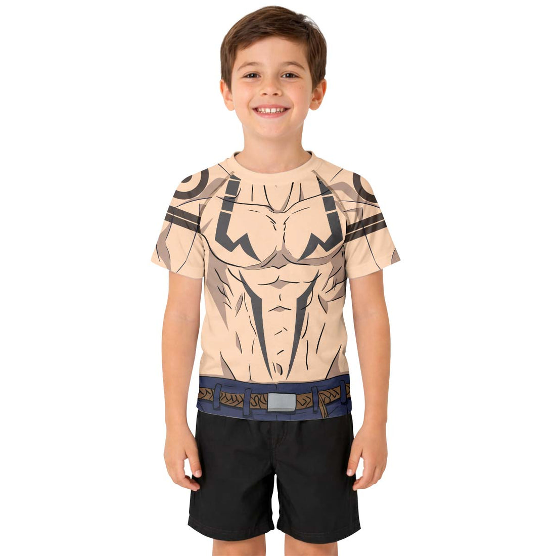 Itadori Sukuna Cosplay Kid Rash Guard