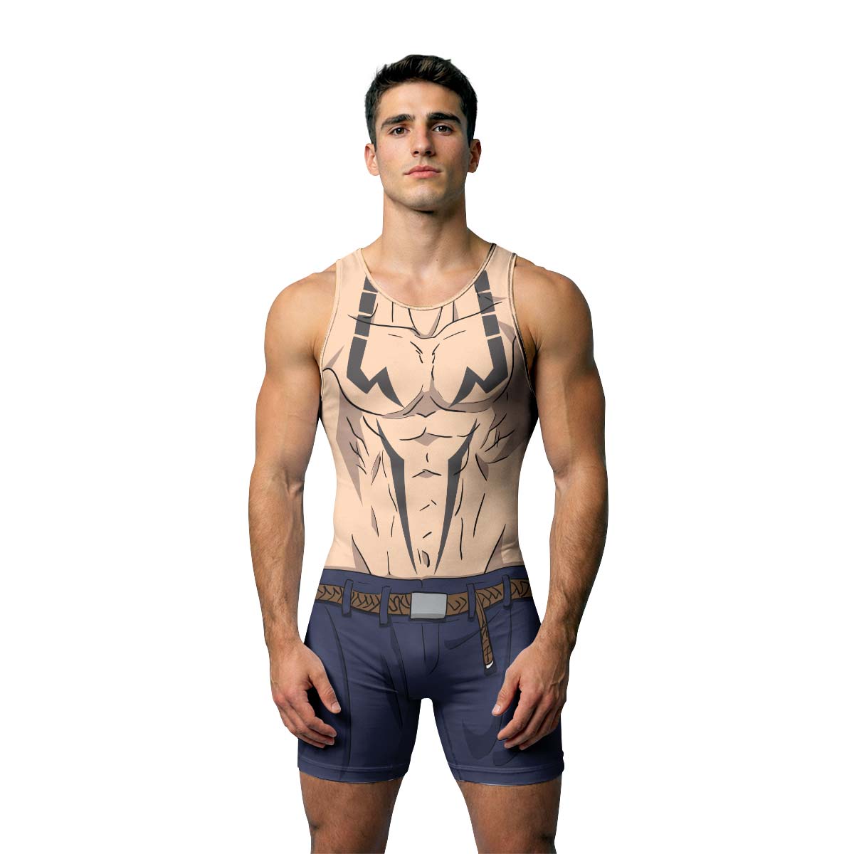 Itadori Sukuna Cosplay Wrestling Singlet