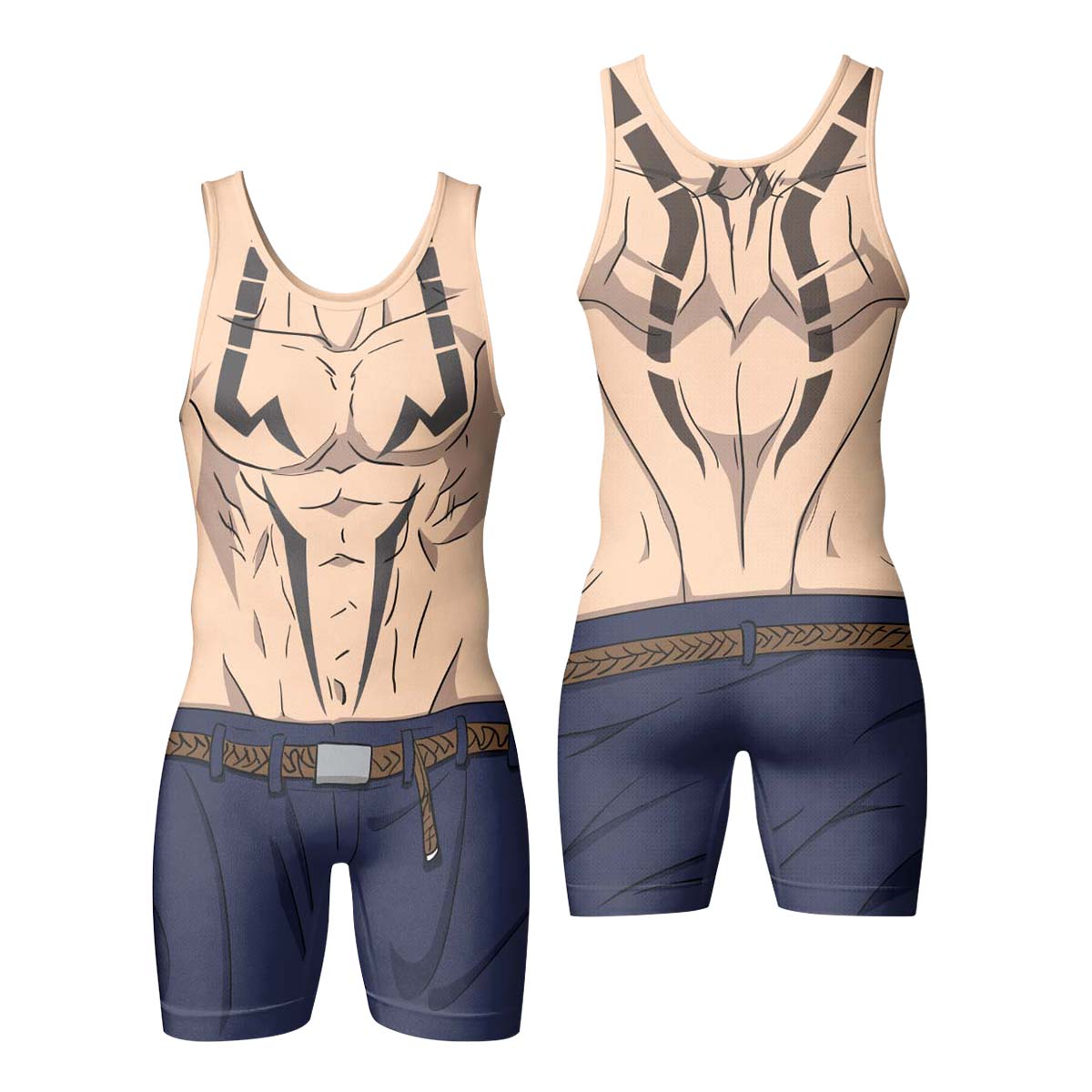 Itadori Sukuna Cosplay Wrestling Singlet