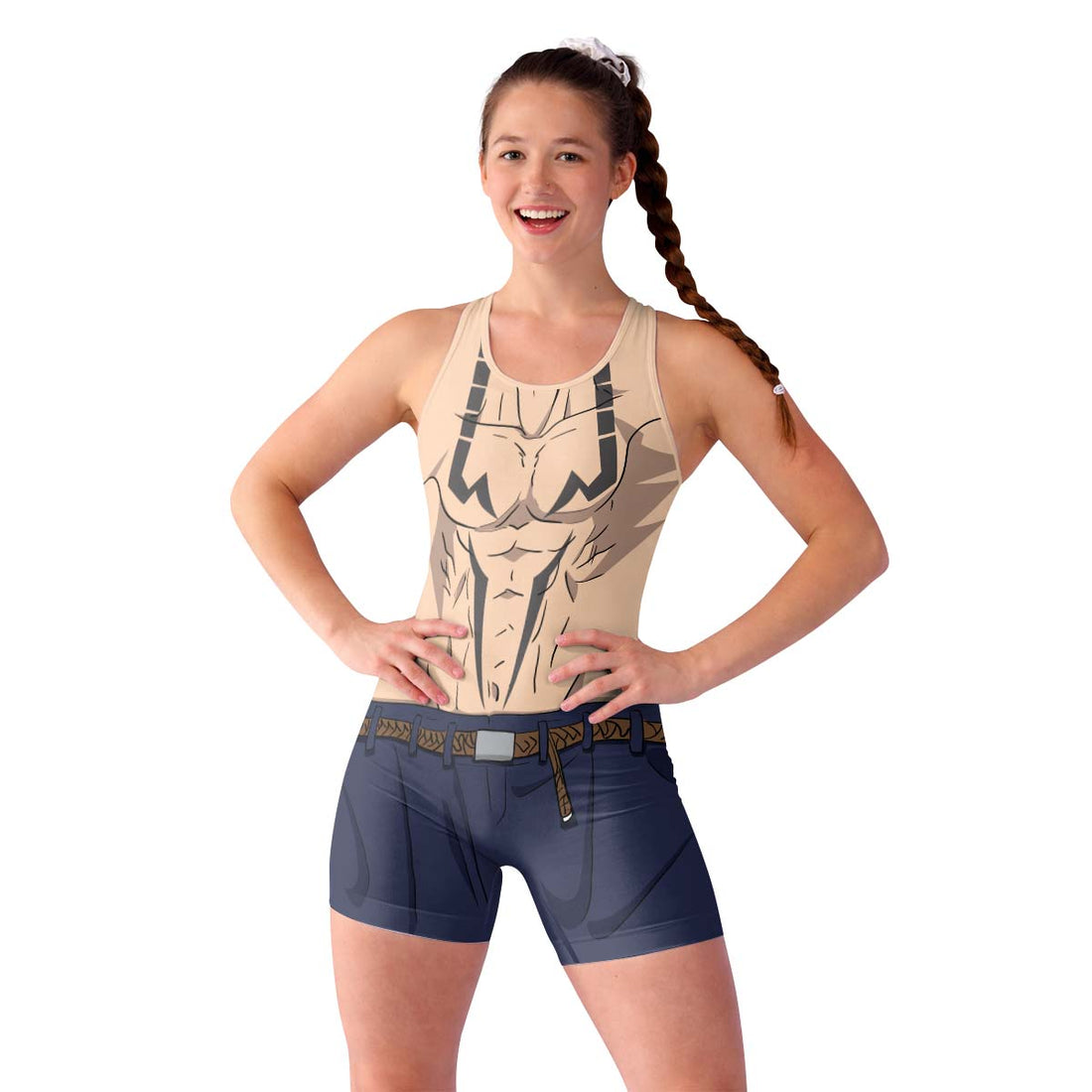 Itadori Sukuna Cosplay Wrestling Singlet