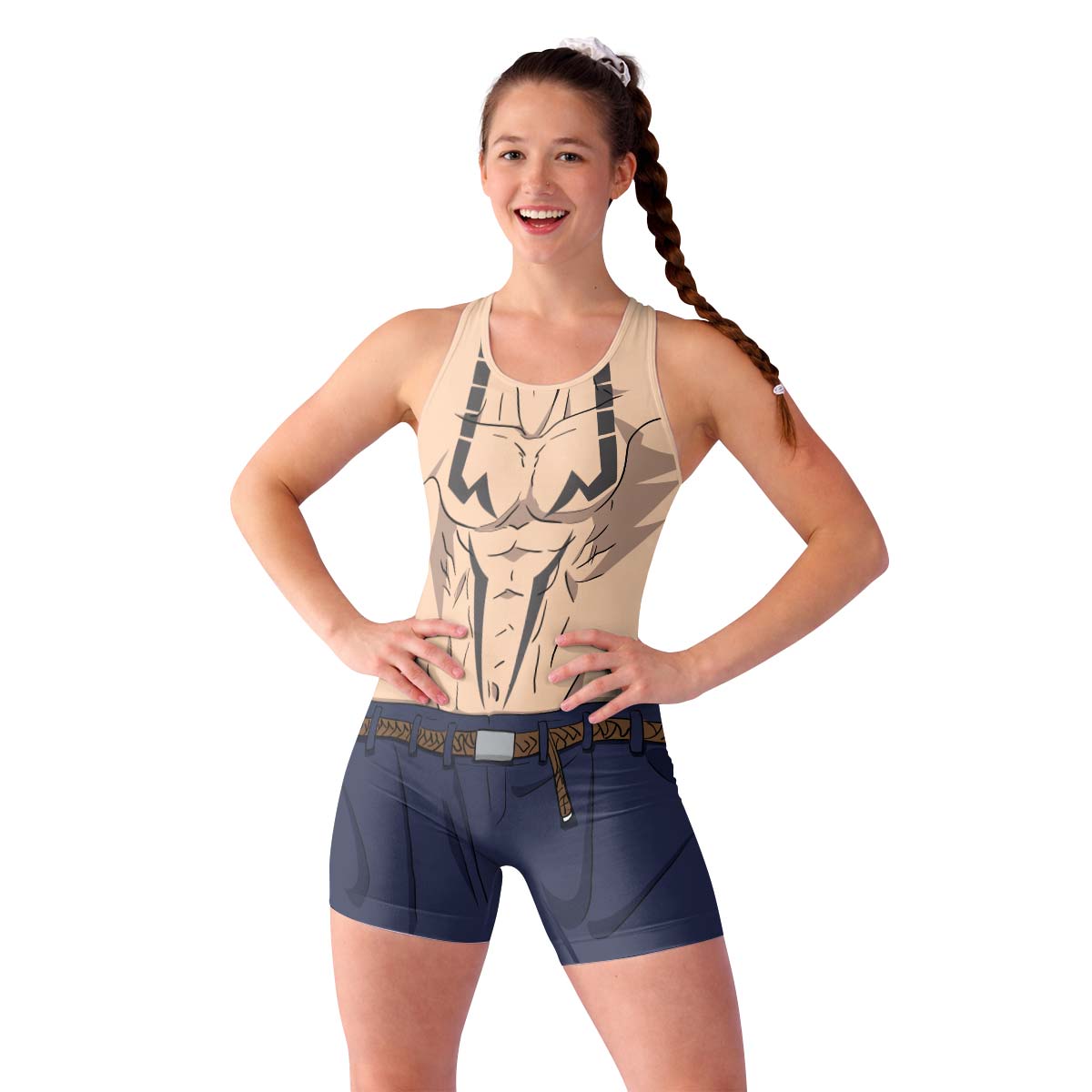 Itadori Sukuna Cosplay Wrestling Singlet