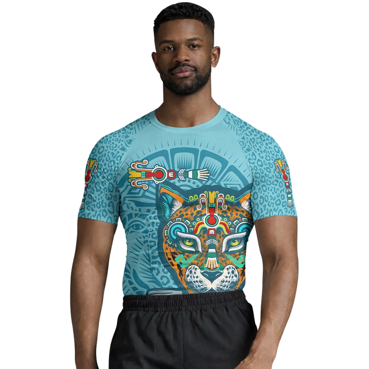 Jaguar Aztec Rash Guard