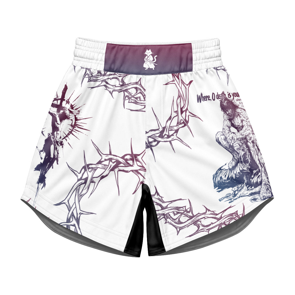 Jesus 1 Corinthians Kids Grappling Shorts