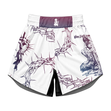 Jesus 1 Corinthians Kids Grappling Shorts