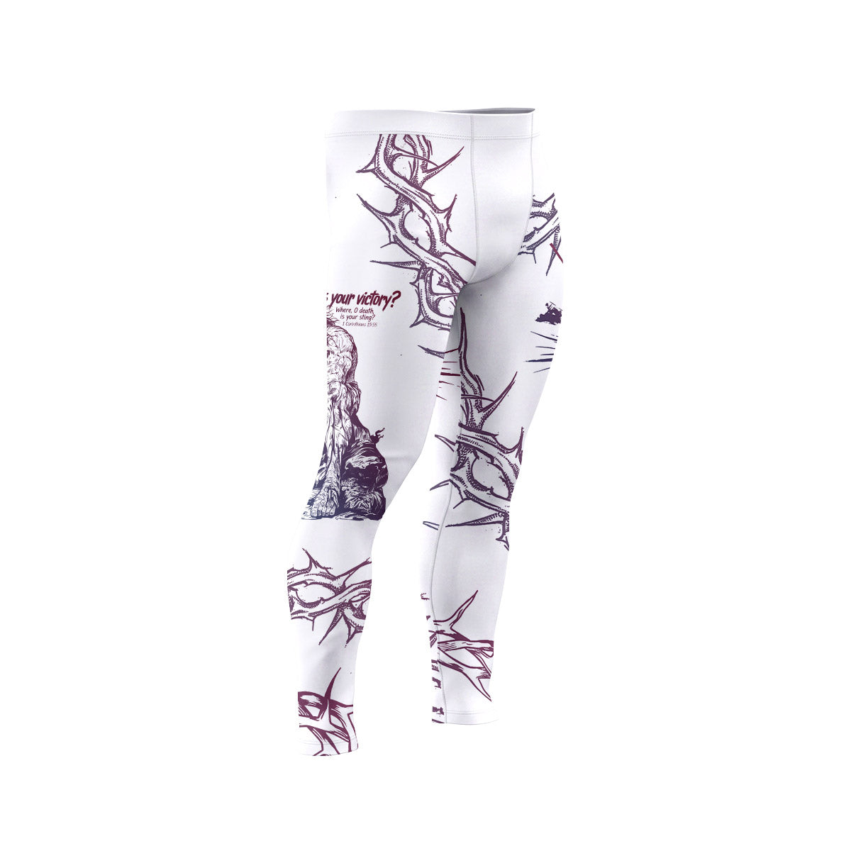  Jesus 1 Corinthians Men's Compression Leggings