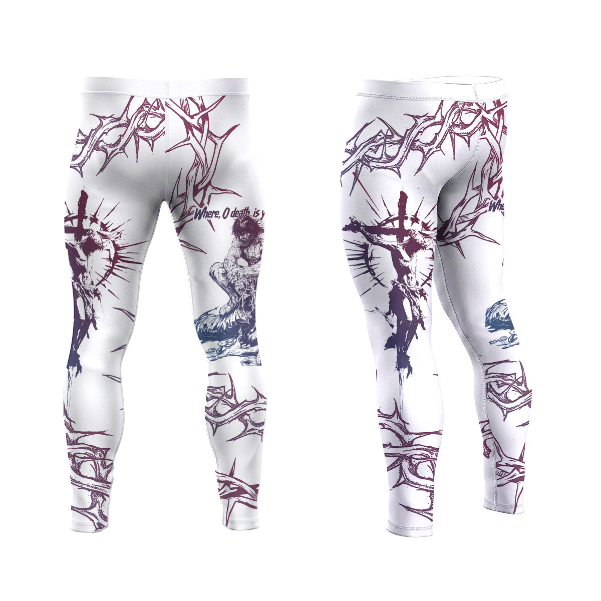  Jesus 1 Corinthians Men's Compression Leggings
