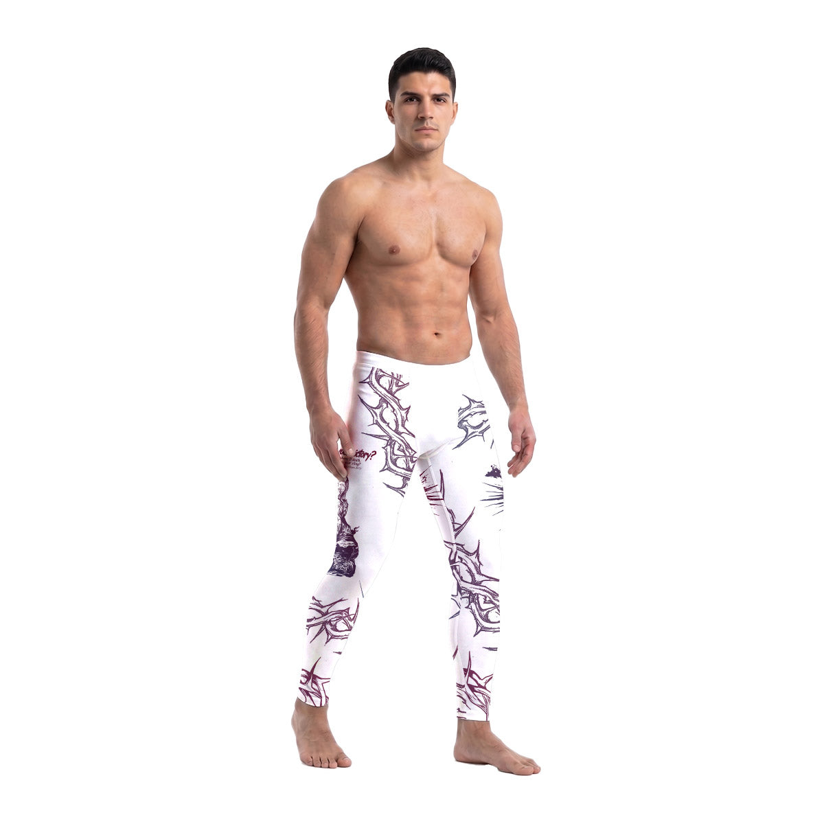  Jesus 1 Corinthians Men's Compression Leggings
