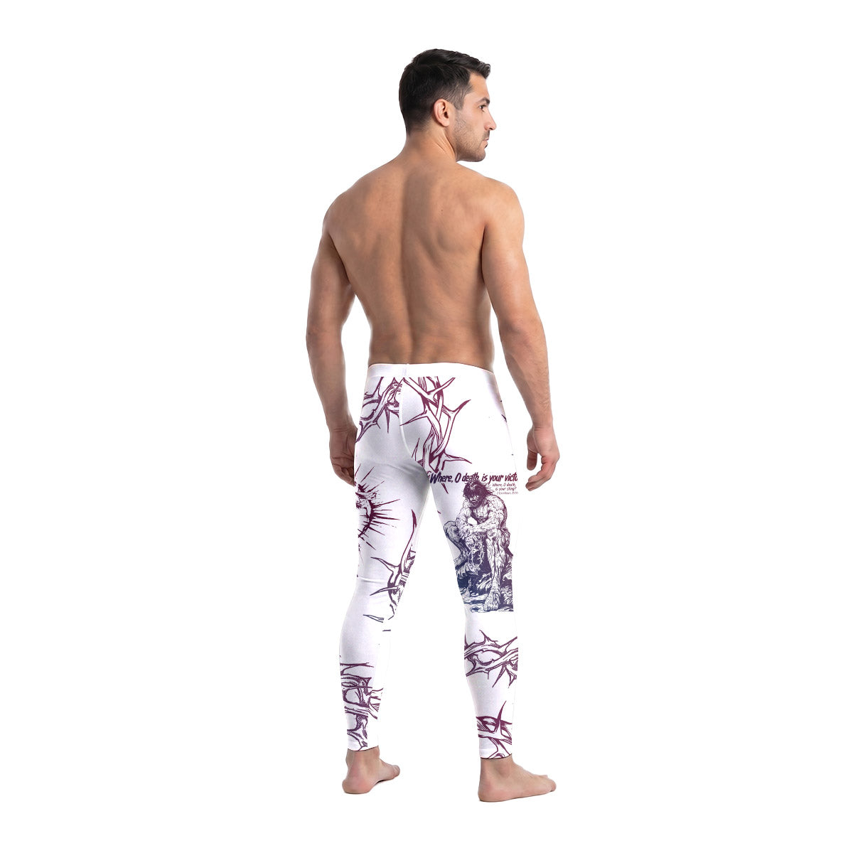  Jesus 1 Corinthians Men's Compression Leggings