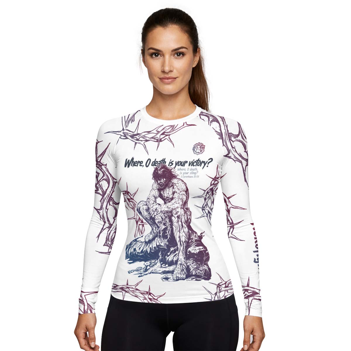 Jesus 1 Corinthians Rash Guard