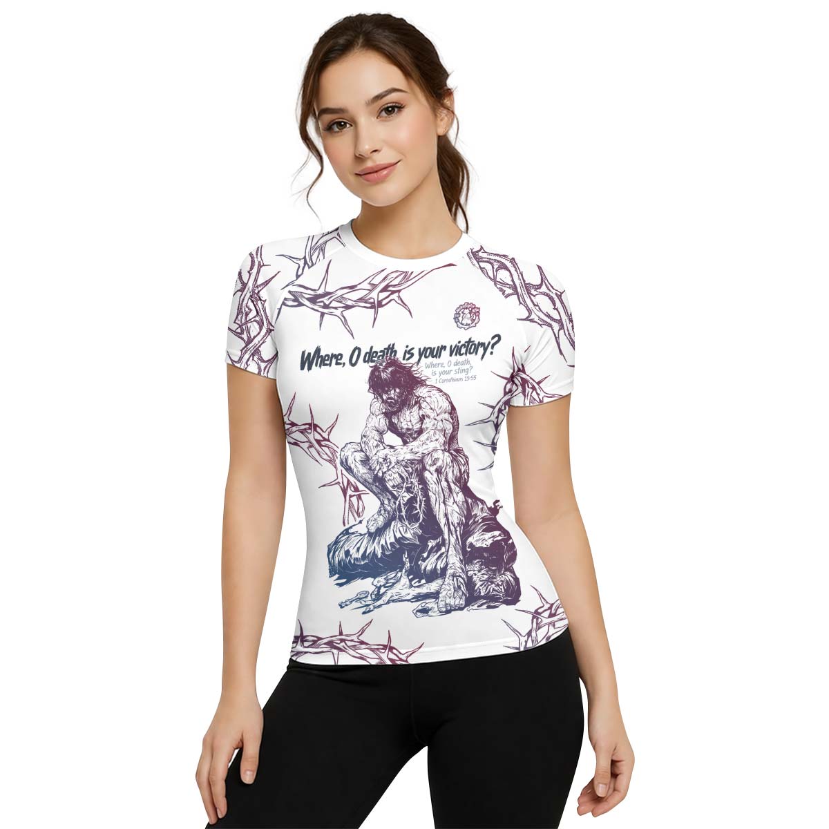  Jesus 1 Corinthians Rash Guard
