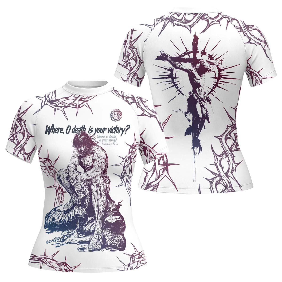  Jesus 1 Corinthians Rash Guard