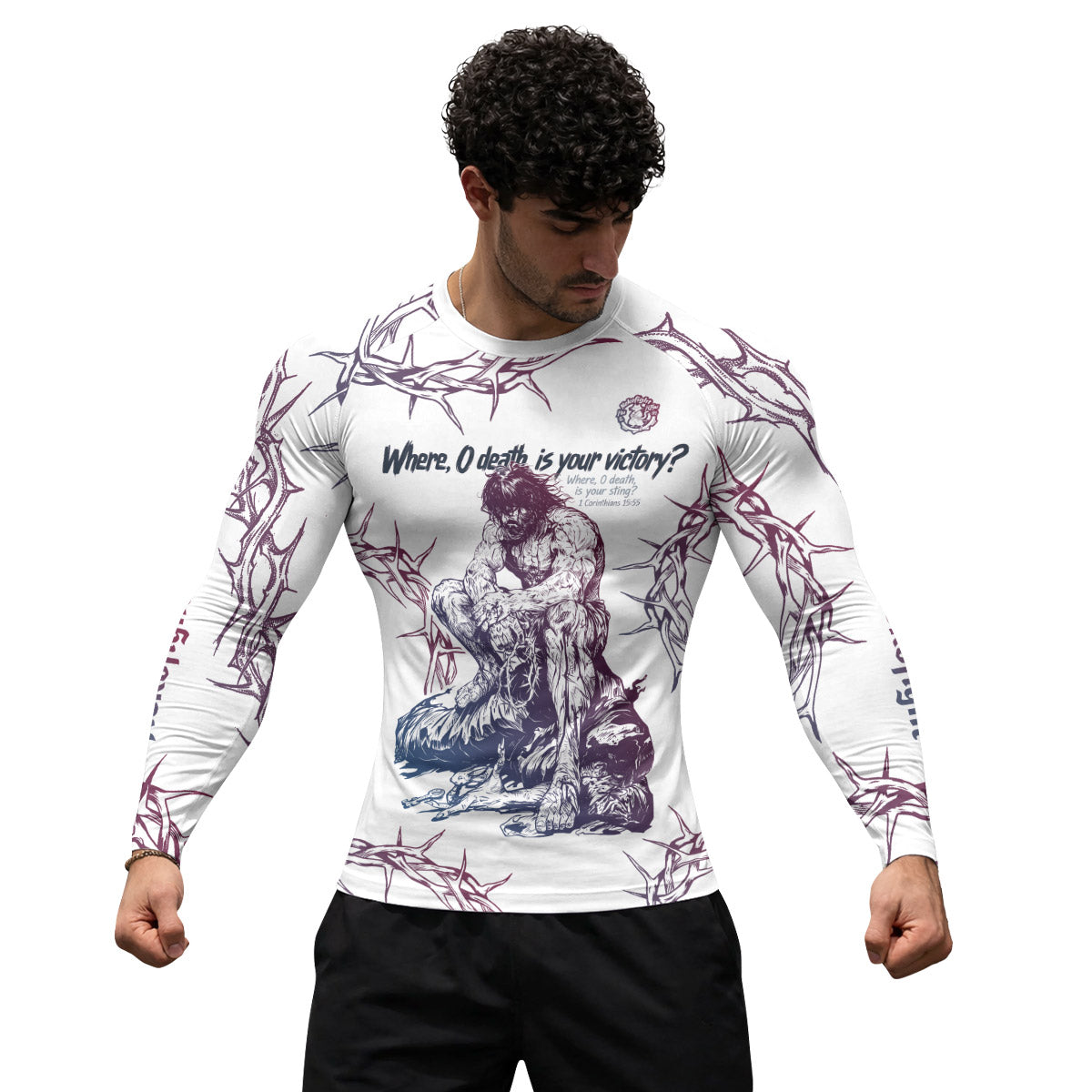 Jesus 1 Corinthians Rash Guard
