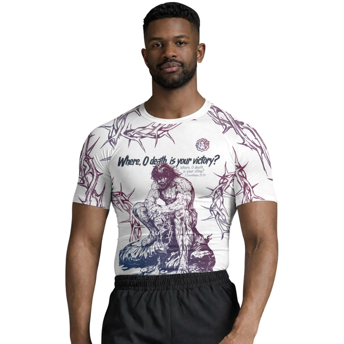 Jesus 1 Corinthians Rash Guard