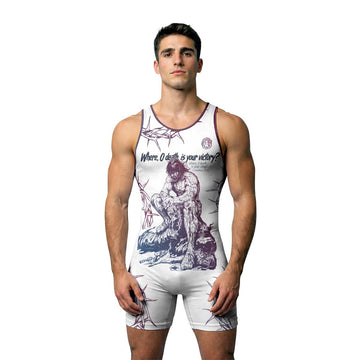 Jesus 1 Corinthians Wrestling Singlet