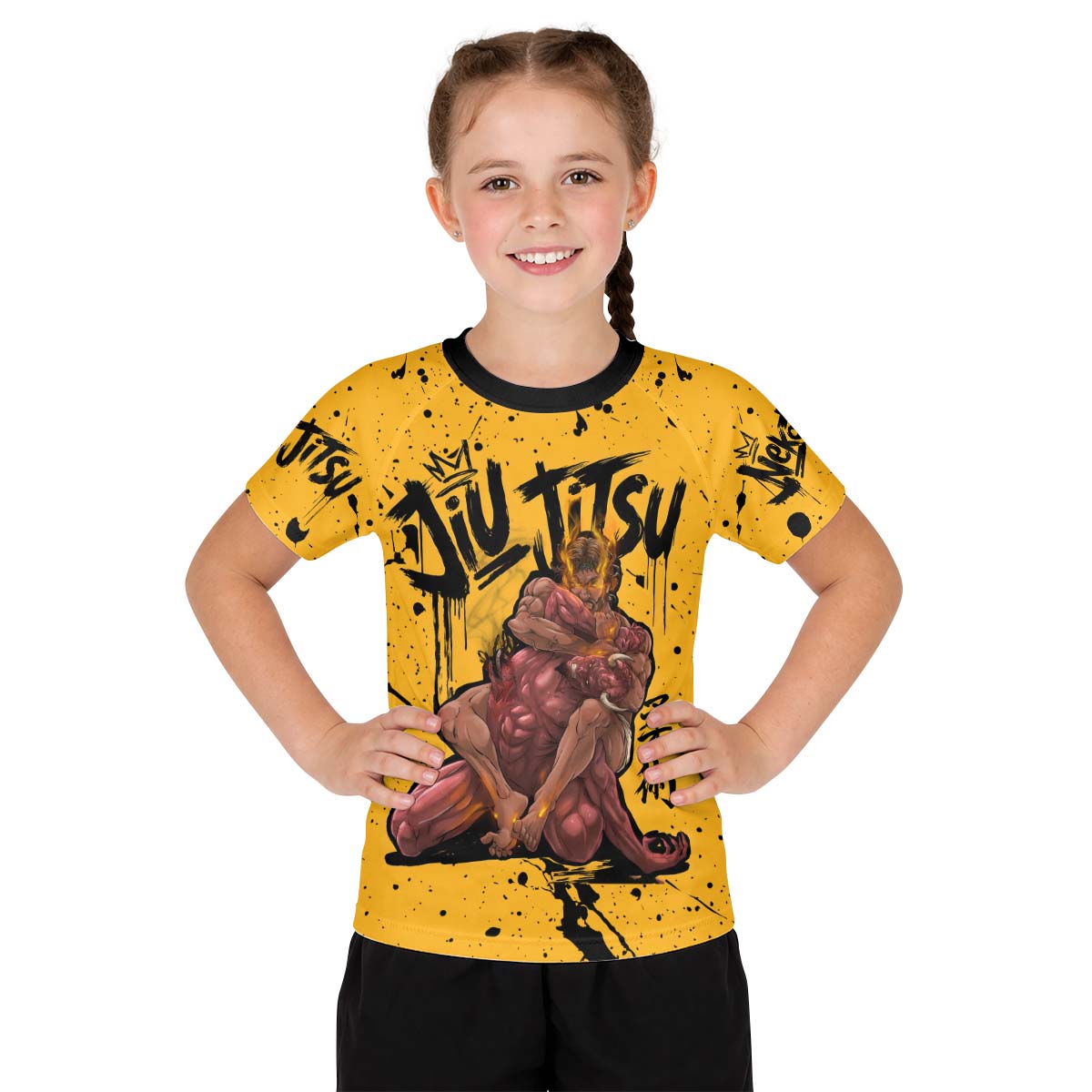  Jesus BJJ Submission Kid Rash Guard