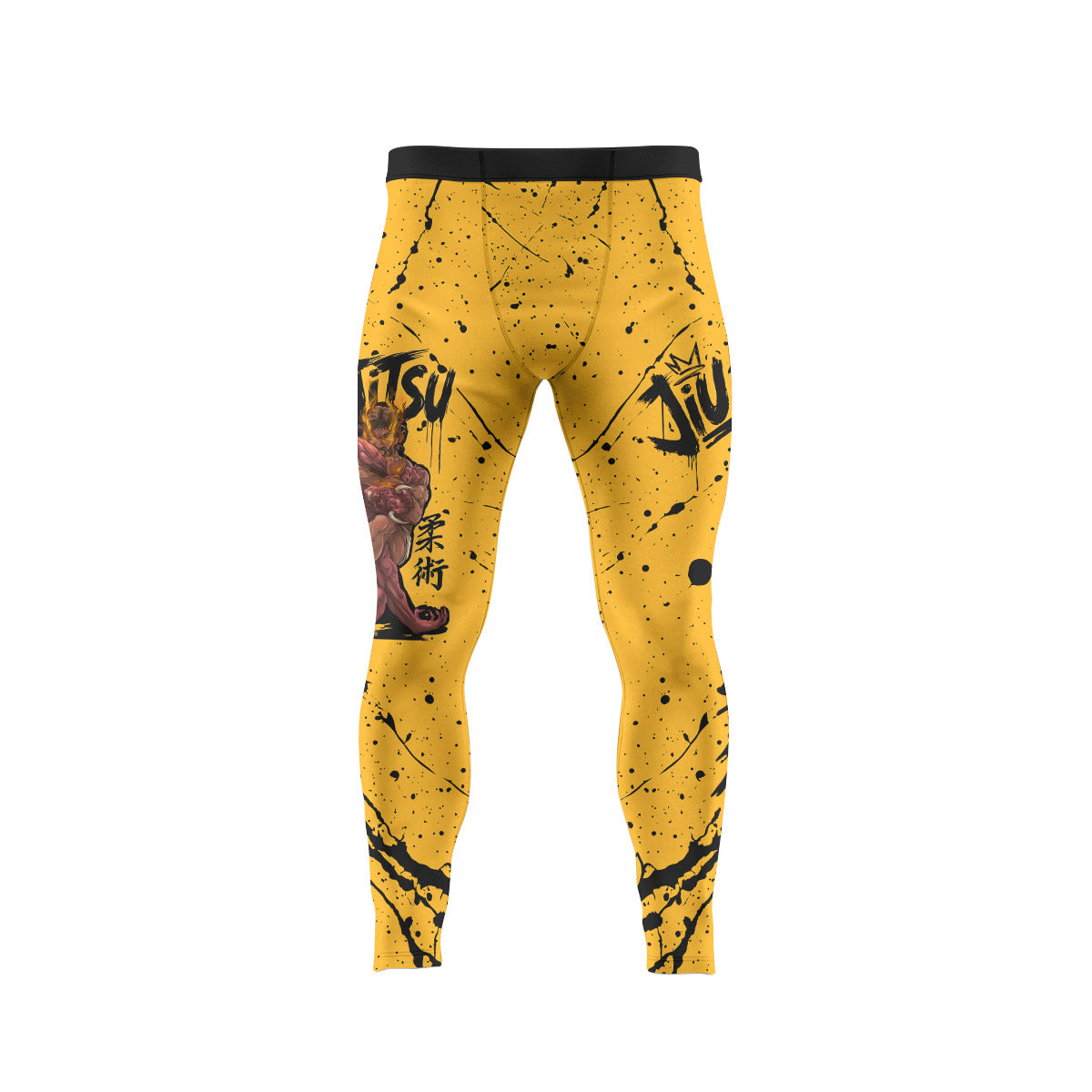  Jesus BJJ Submission Men's Compression Leggings