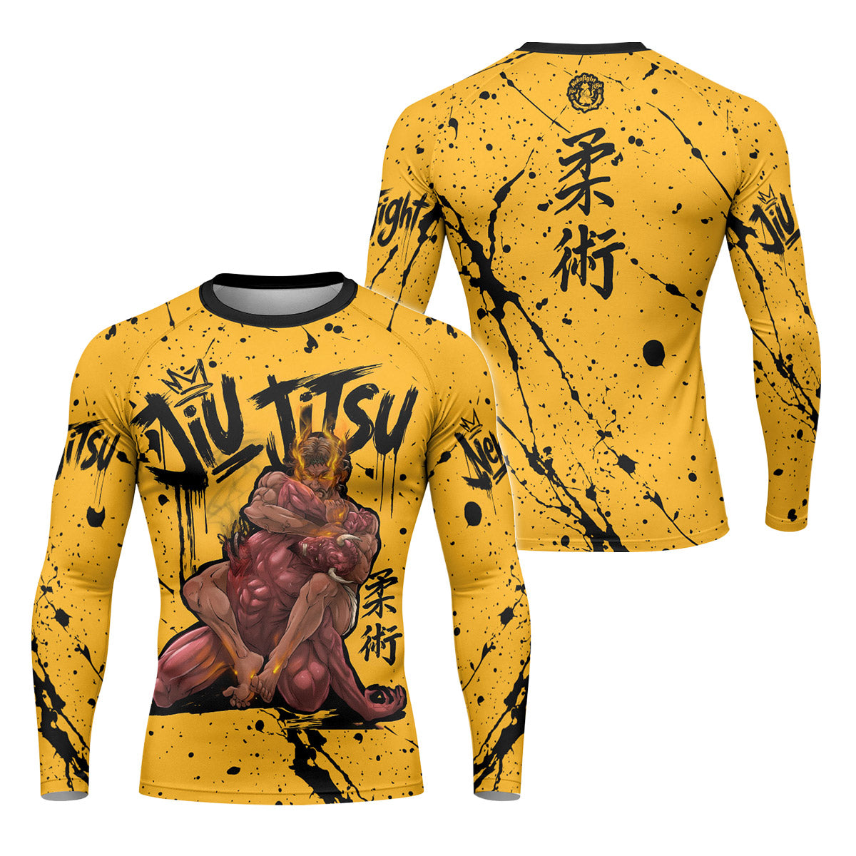 Jesus BJJ Submission Rash Guard