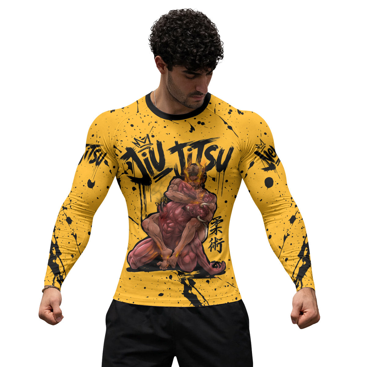 Jesus BJJ Submission Rash Guard