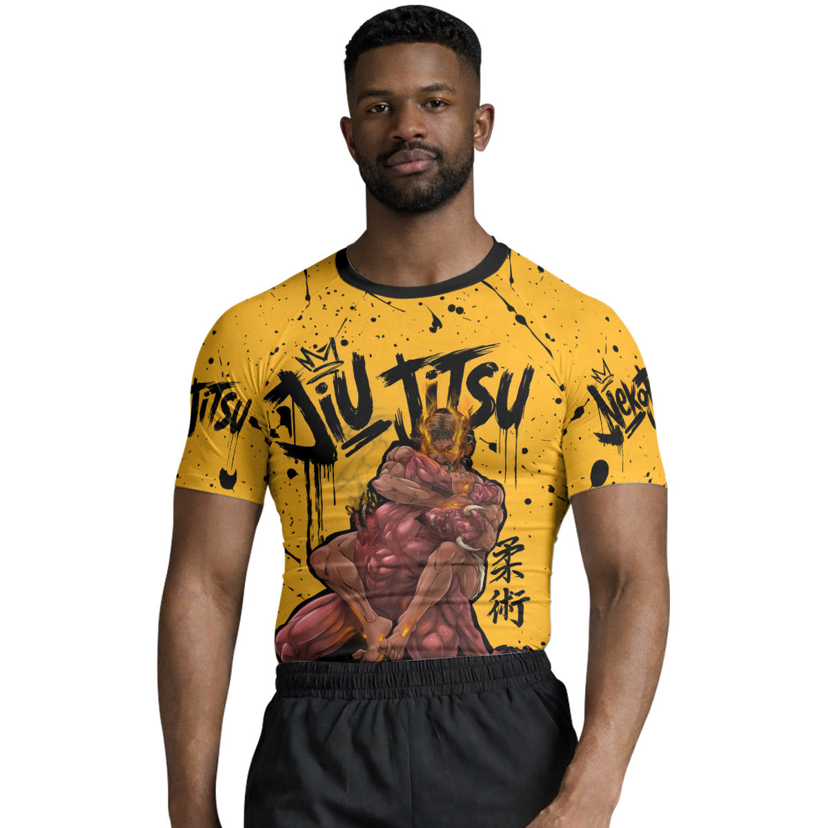 Jesus BJJ Submission Rash Guard