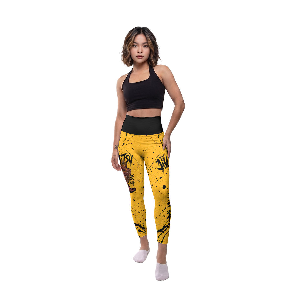  Jesus BJJ Submission Women's Leggings