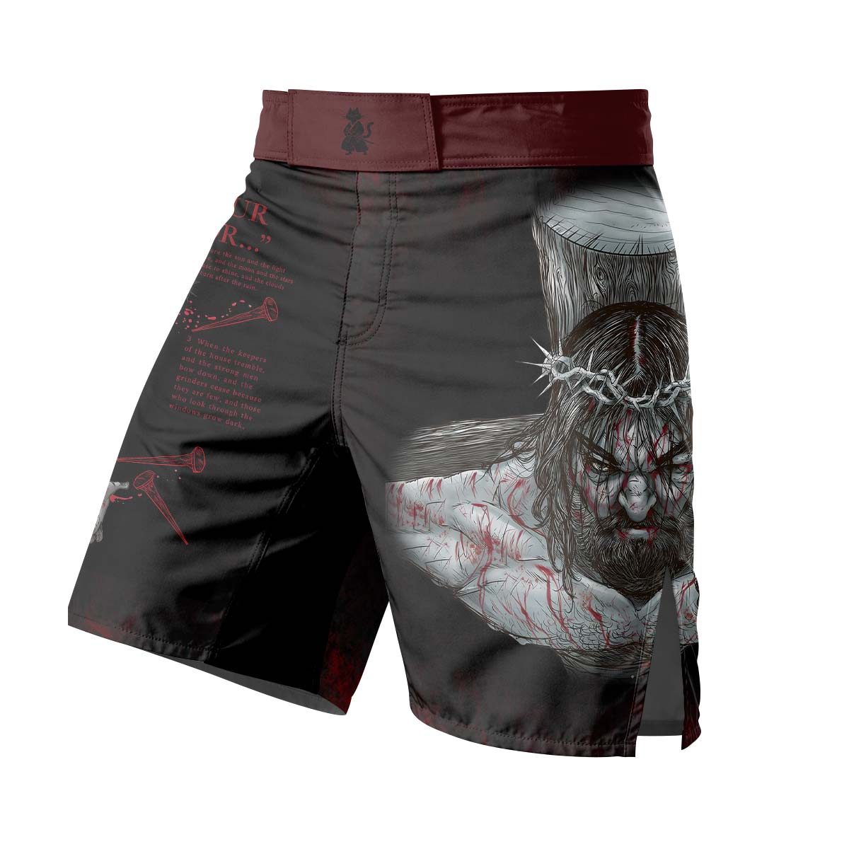  Jesus Ecclesiastes Fight Shorts
