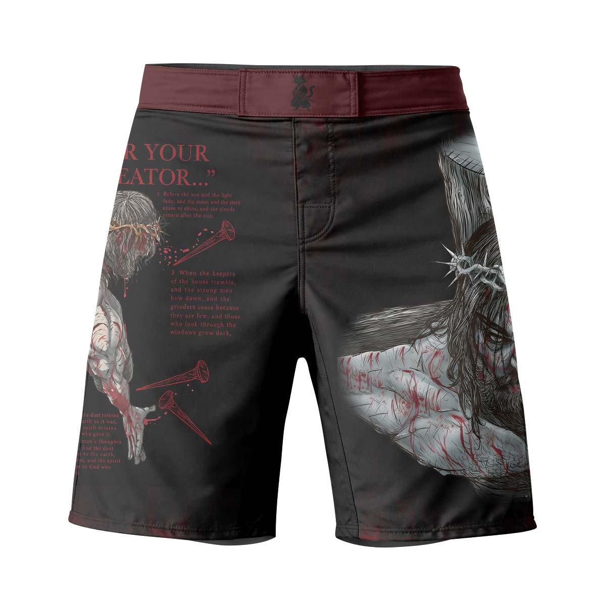  Jesus Ecclesiastes Fight Shorts