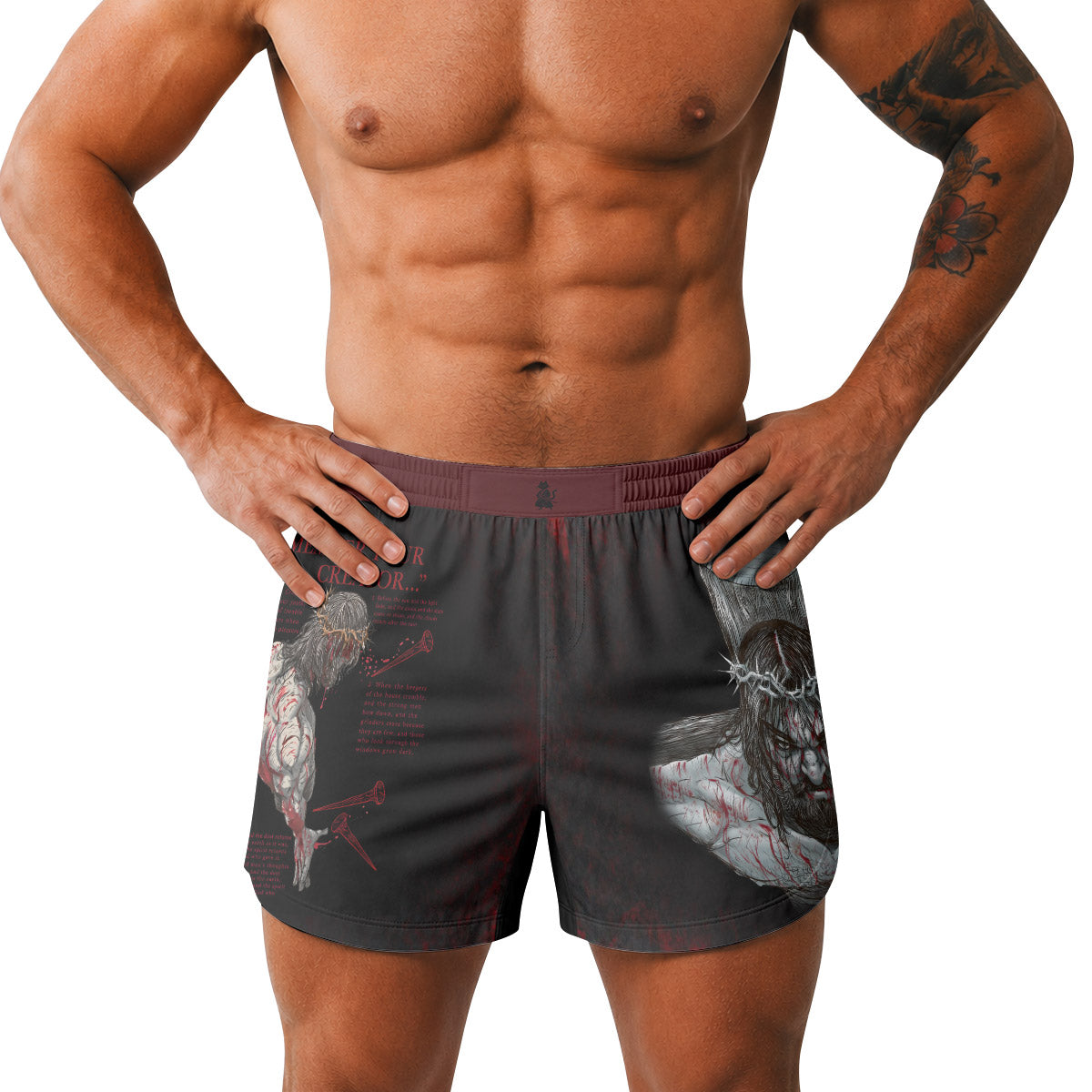  Jesus Ecclesiastes Grappling Shorts