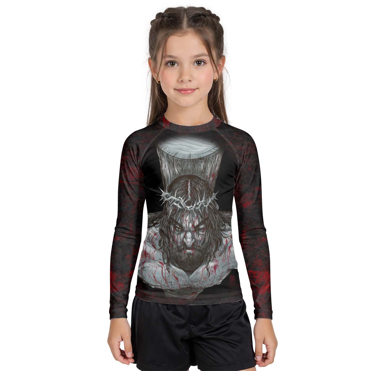 Jesus Ecclesiastes Kid Rash Guard