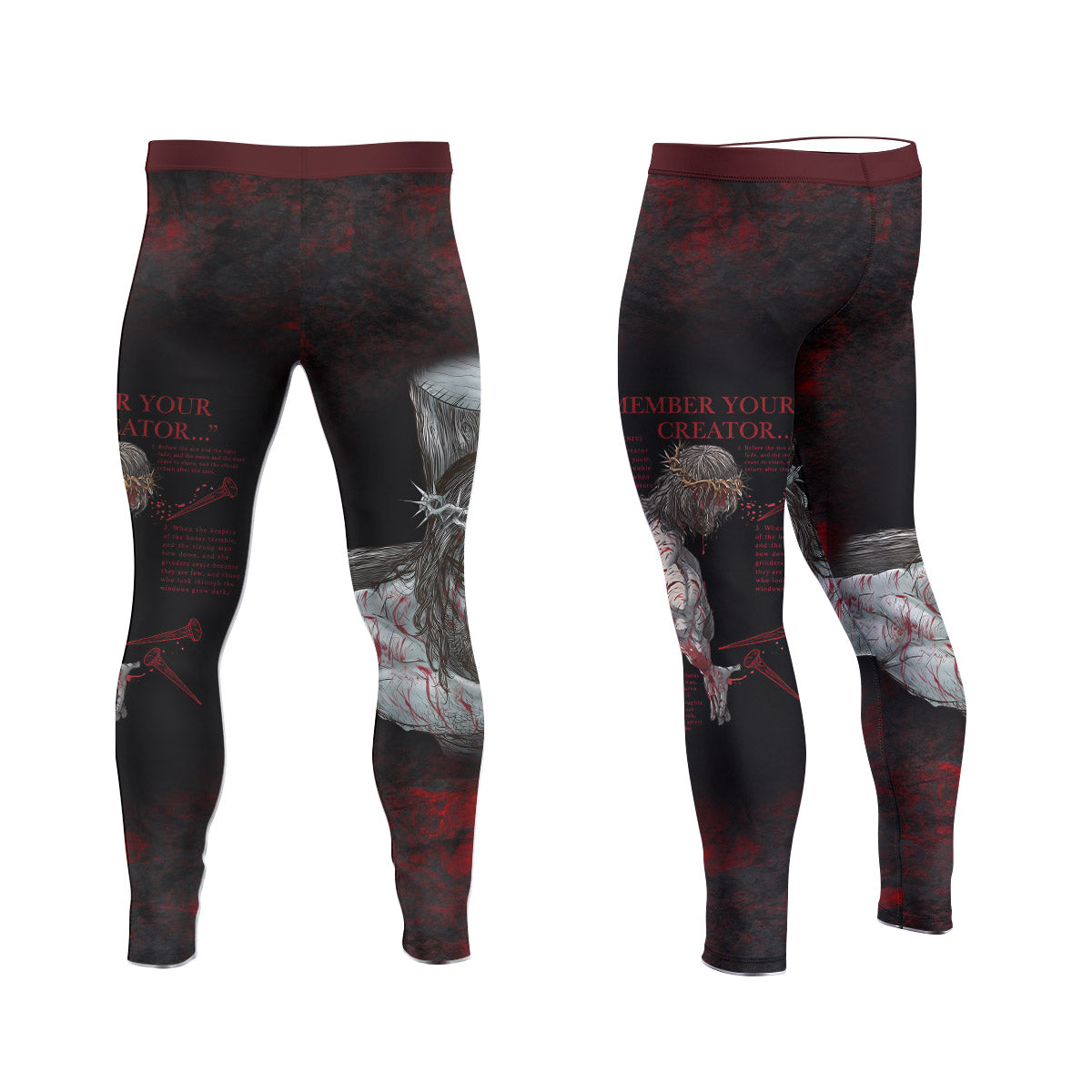  Jesus Ecclesiastes Men's Compression Leggings
