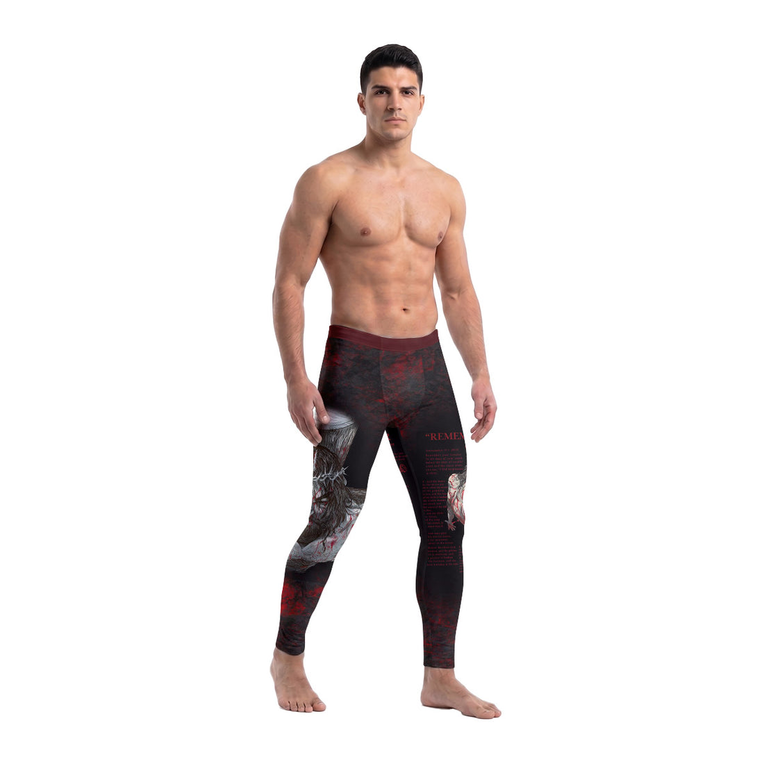  Jesus Ecclesiastes Men's Compression Leggings
